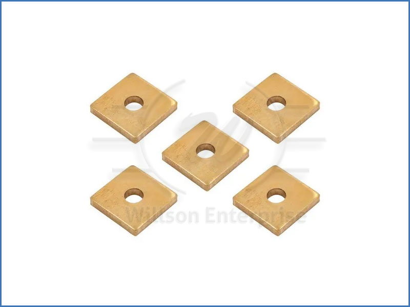 Brass Square Washer