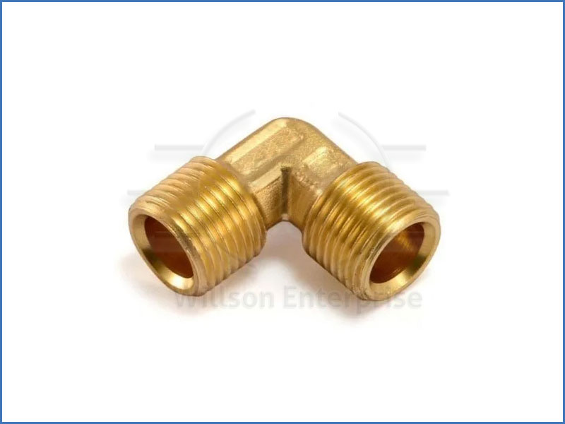 Brass Olive Male Elbow